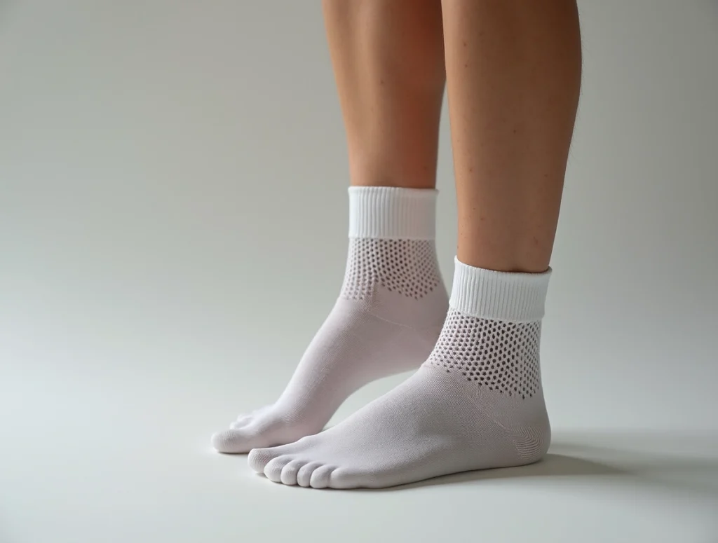 Photo de chaussettes trouées