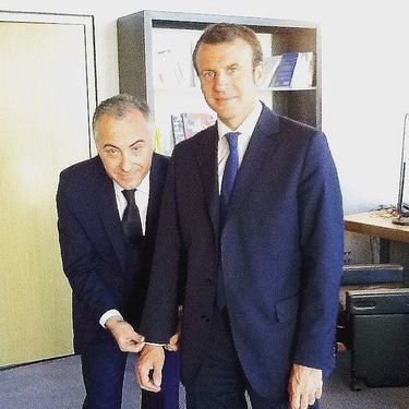 Photo Emmanuel Macron et son tailleur Laurent Touboul