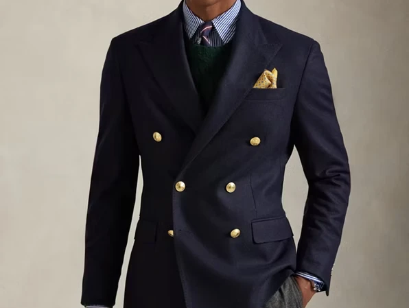 Blazer Ralph Lauren bleu homme
